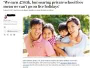 Telegraph school fees article