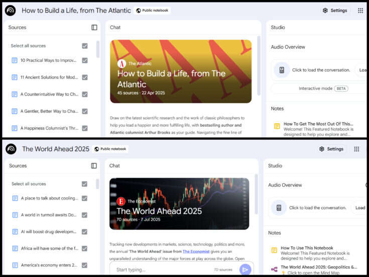 The Atlantic and The Economist among initial partners for Google 'featured notebooks'
