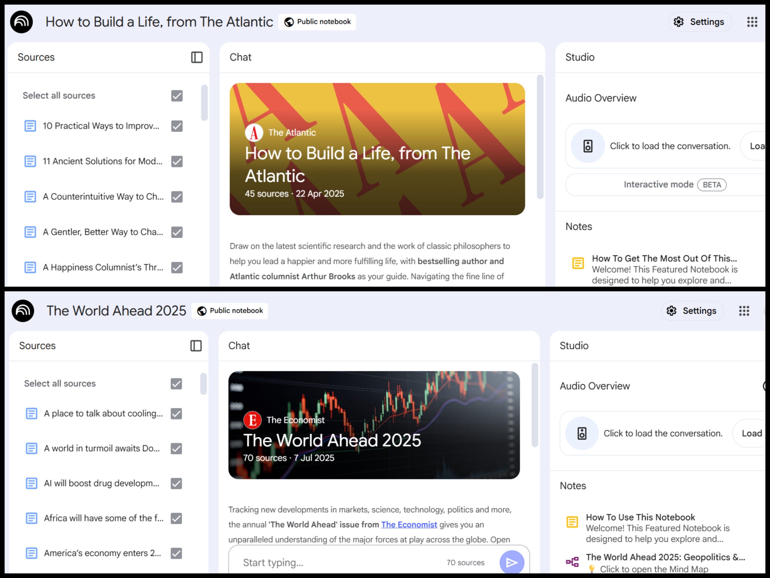 The Atlantic and The Economist among initial partners for Google 'featured notebooks'