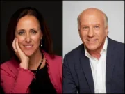 Headshots of Erika Heilman, vice president and deputy publisher, and Adi Ignatius, editor at large, of Harvard Business Review