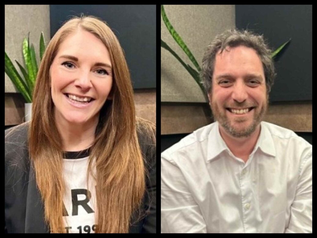 Stephanie Otty and Jamie Fletcher of Radio News Hub