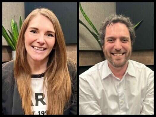 Stephanie Otty and Jamie Fletcher of Radio News Hub