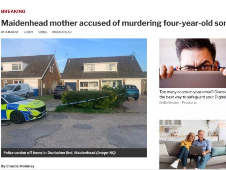 Secrecy order wrongly given to murdered child after no reporters attended court