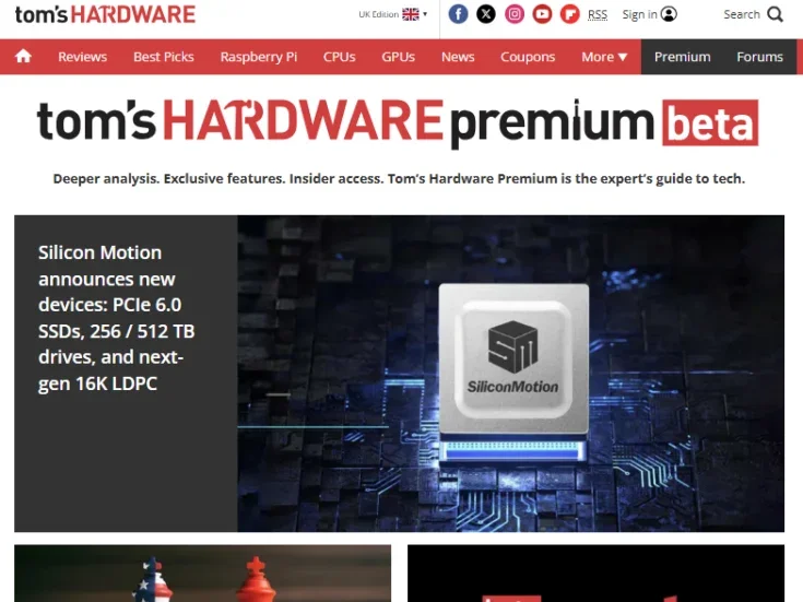 Future expands paid online content offering with Tom's Hardware launch