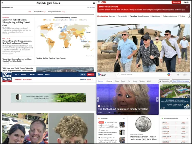 Photo of Top 50 news websites in the US in June: Times of Israel visits double in a month