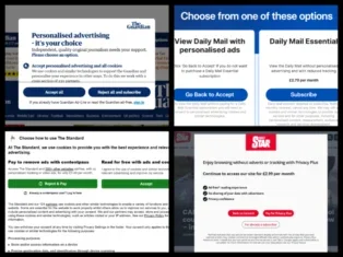 More UK news publishers are adopting 'consent or pay' advertising model