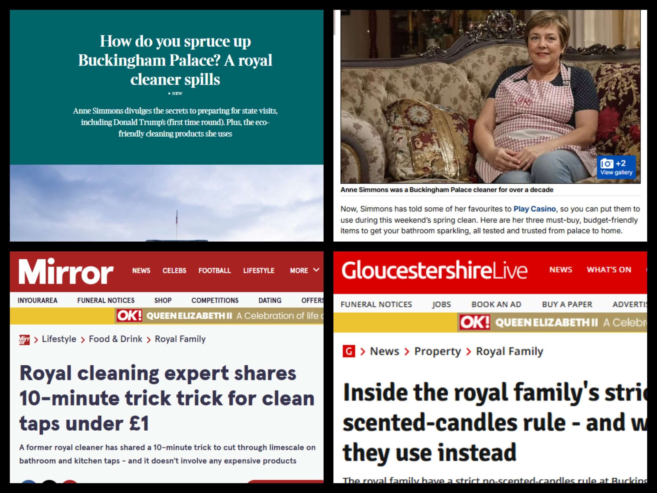 Royal cleaner stories removed by Times and Sun after authenticity questions