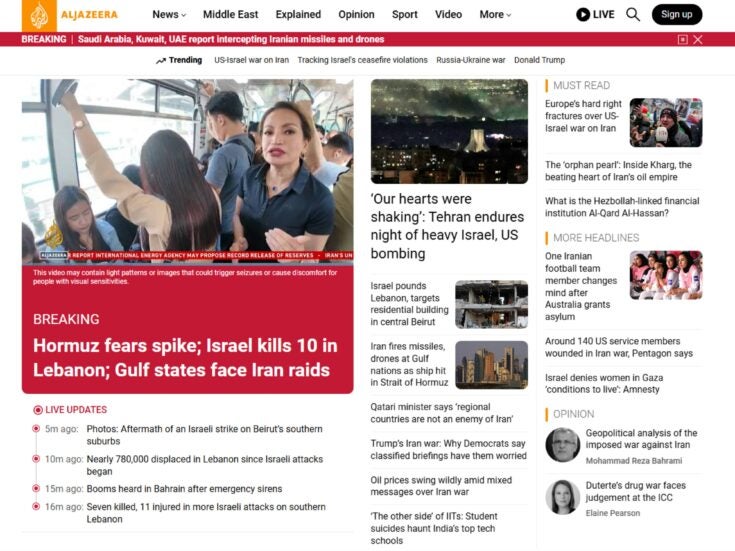 Photo of Top 50 English-language news sites in the world in March: Al Jazeera traffic surges amid Iran war