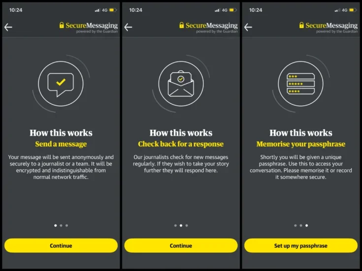 Guardian source messaging tech bringing in 'much higher quality' of tips