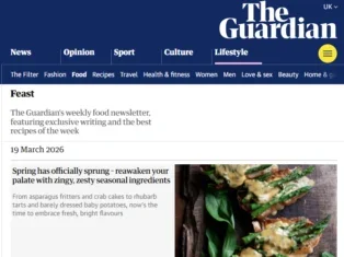 Guardian's first Substack experiment is republishing food newsletter