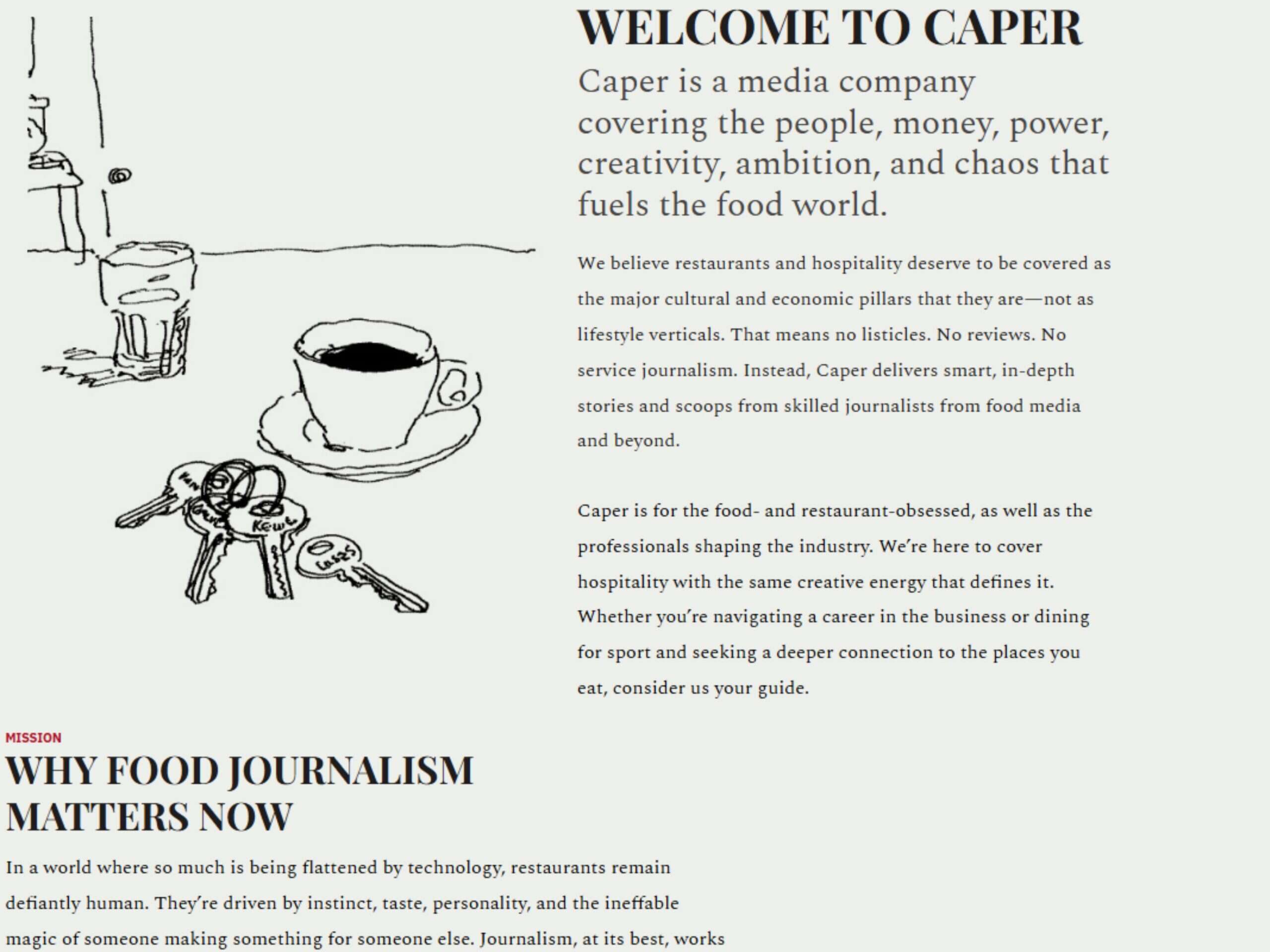 Food newsletter launches with eight staff and tech-style incentives