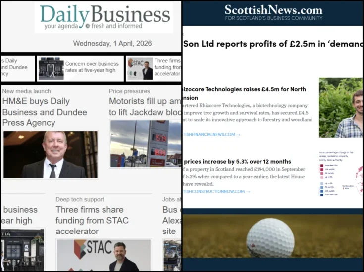 Ex-National World boss buys Scottish newsbrands and B2B conference