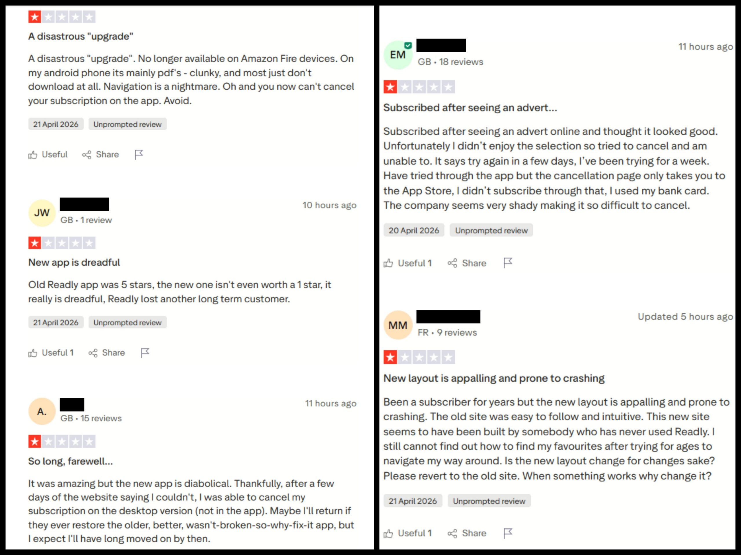 Readly deluged with user complaints post Cafeyn merger