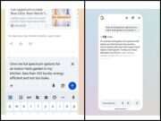 User entering conversational query into Google Search bar and taken to AI Mode. Pictures: Google