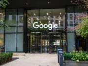 Entrance of Google's London office in King's Cross.