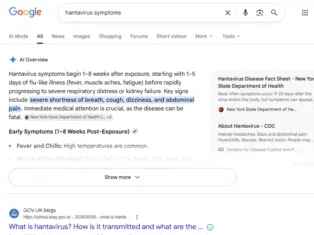 Health coverage is getting killed by Google AI Overviews