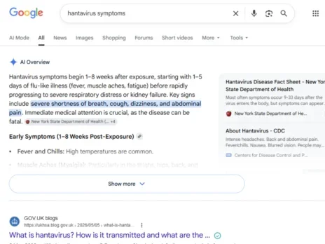 Health coverage is getting killed by Google AI Overviews
