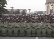 ITN archive footage from Tiannamen Square protests