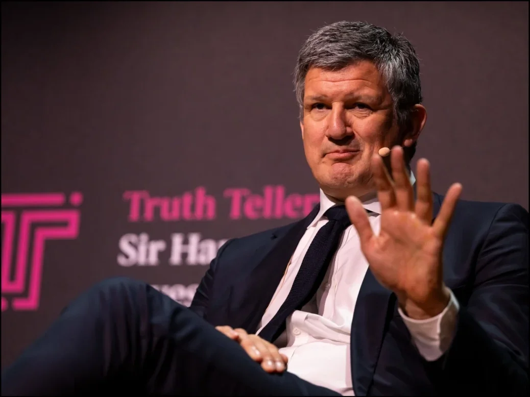 Steve Hasker, president and CEO, Thomson Reuters, speaking at the Truth Tellers Summit