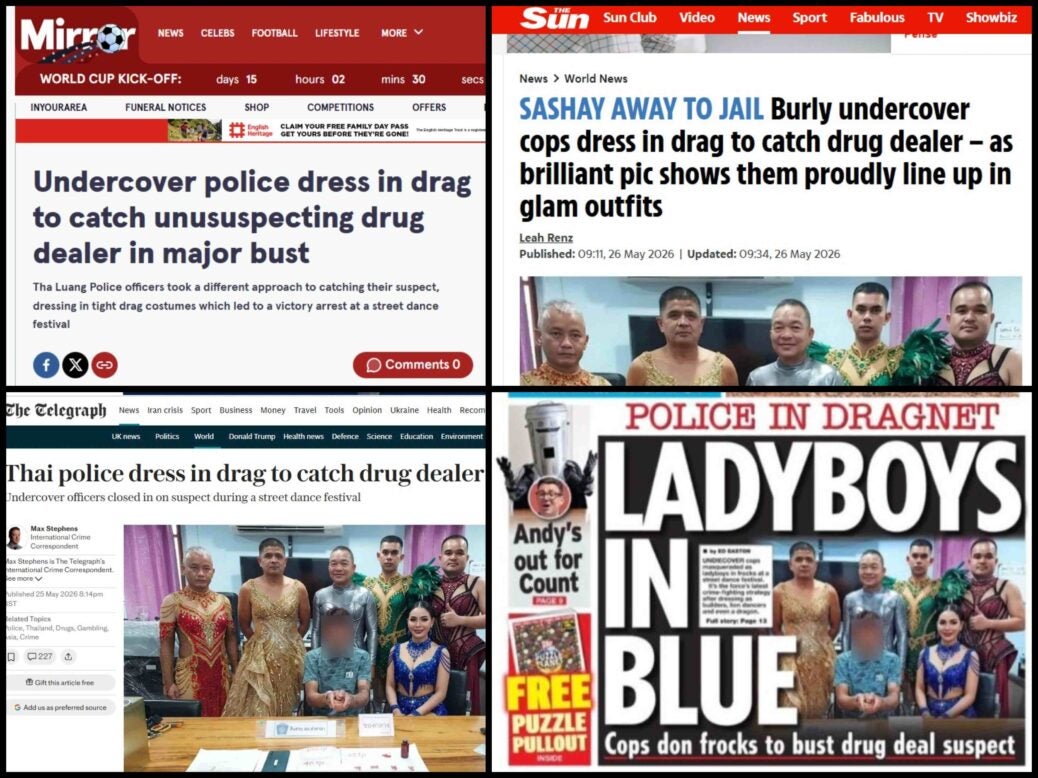 Thai police in AI hoax