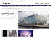 Screenshot of Herald Scotland website homepage