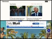 Worst-hit sites Newsweek and Daily Mail websites. Picture: Screenshot on 10 July 2026.