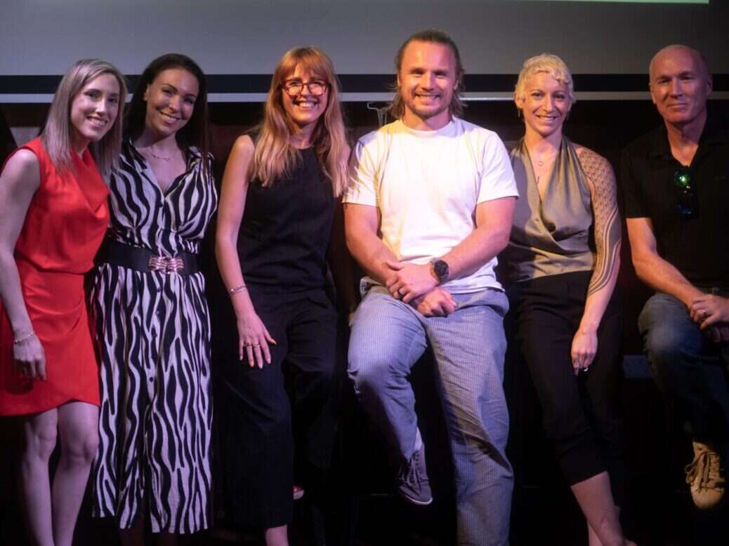 Members of the SEO for news panel at The Audience Club in London on Thursday 25 August. Left to right: The Audience Club’s Clara Soteras, Reach SEO and Discover director Nicola Agius, Daily Mail director of SEO Carly Steven, ex-Telegraph SEO director Harry Clarkson-Bennett, and SEO experts/strategists Lily Ray and Steven Wilson-Beales. Picture: The Audience Club