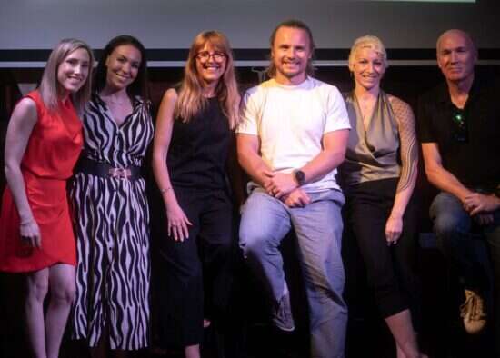 Members of the SEO for news panel at The Audience Club in London on Thursday 25 August. Left to right: The Audience Club’s Clara Soteras, Reach SEO and Discover director Nicola Agius, Daily Mail director of SEO Carly Steven, ex-Telegraph SEO director Harry Clarkson-Bennett, and SEO experts/strategists Lily Ray and Steven Wilson-Beales. Picture: The Audience Club