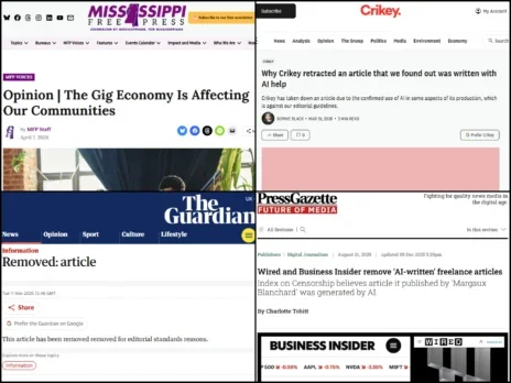 AI in journalism: Live tracker of scandals and mistakes