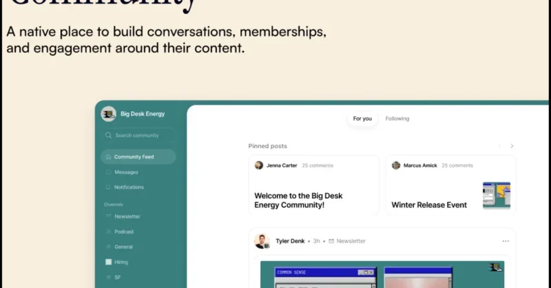 Newsletter platform Beehiiv adds community features and programmatic advertising