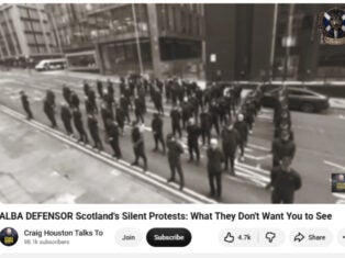 Scotland's Daily Record targeted by fascist-style protesters at office