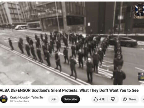 Scotland's Daily Record targeted by fascist-style protesters at office