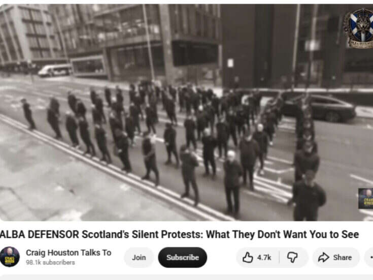 Scotland's Daily Record targeted by fascist-style protesters at office