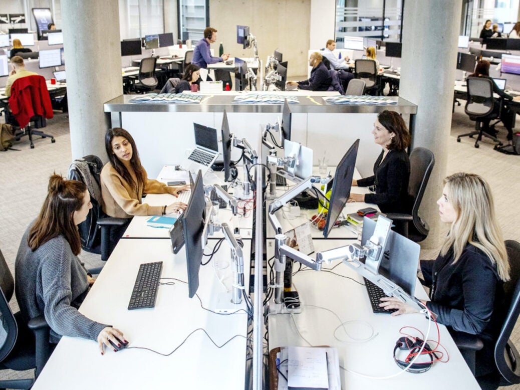 Financial Times newsroom (image provided by FT PR)