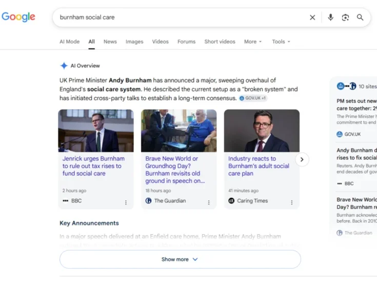 Google adds Top Stories links to many news-related AI summaries