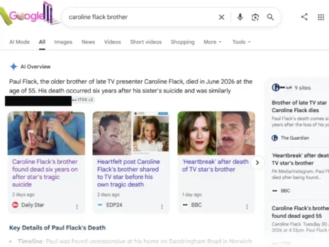 Google AI Overviews give 'incredibly worrying' prominence to suicide method