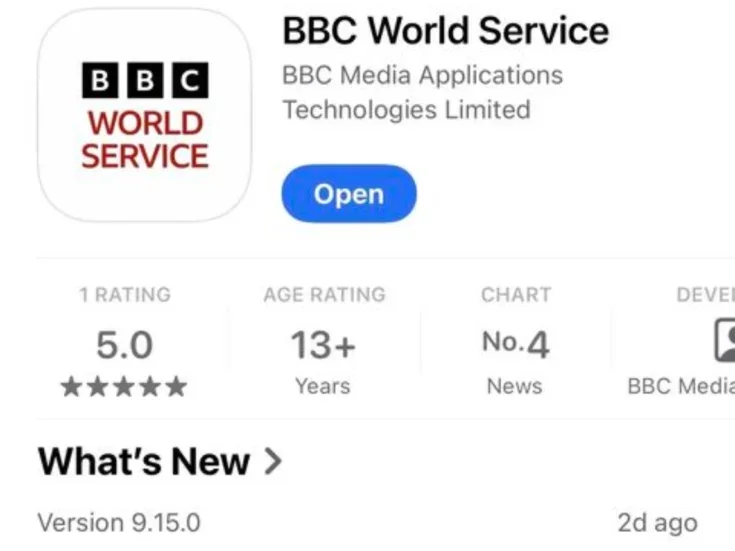 BBC World Service moves from seven apps to one multilingual version