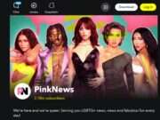 Pink News profile on Snap website, 19 August 2026