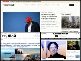 Top 50 US news websites: Biggest traffic drops at Newsweek, Daily Mail and Business Insider in August