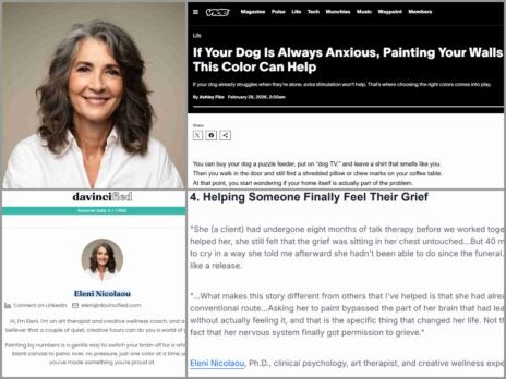 Prominent art therapist quoted by Vice, Forbes and others is AI-generated