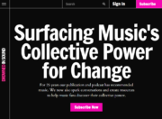 Drowned In Sound webpage