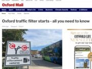 Screenshot of Oxford Mail homepage on 28 September 2026. Picture: Press Gazette screenshot