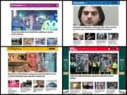 Left to right: Homepages of Birmingham Live, Chronicle Live, Manchester Evening News and Daily Record on 29 October 2026.