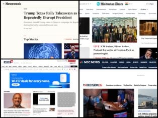 Top 50 English-language news sites in the world: Half see declines of 20% or more in September