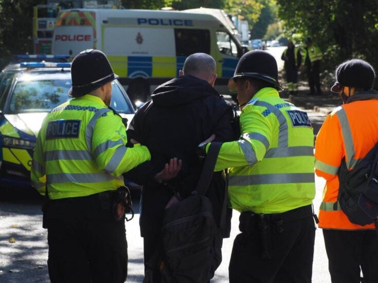 At least five journalists arrested at Palestine Action protest