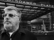 Black and white picture of Steve Anglesey, New World editor