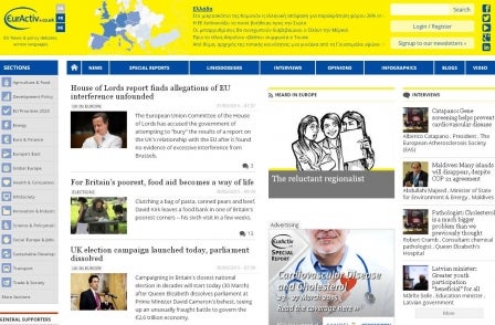 News website partly funded by EU launches in UK ahead of possible in-out referendum