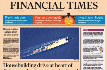 Financial Times wins five prizes at Comment Awards