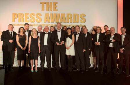 Times is named Press Awards newspaper of the year for exposing Rotherham abuse scandal