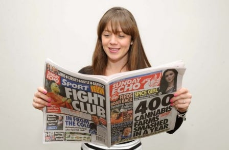 Liverpool Sunday Echo debuts with an average circulation of 33,000